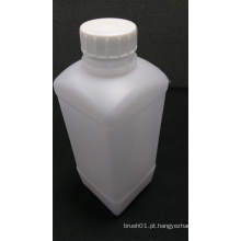 Garrafa de plástico branco quadrado 1L